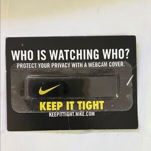 Nike Black Privacy Webcam Cover